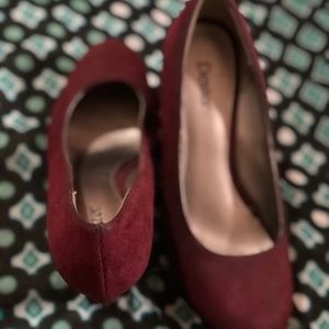 Red/Maroon shoes